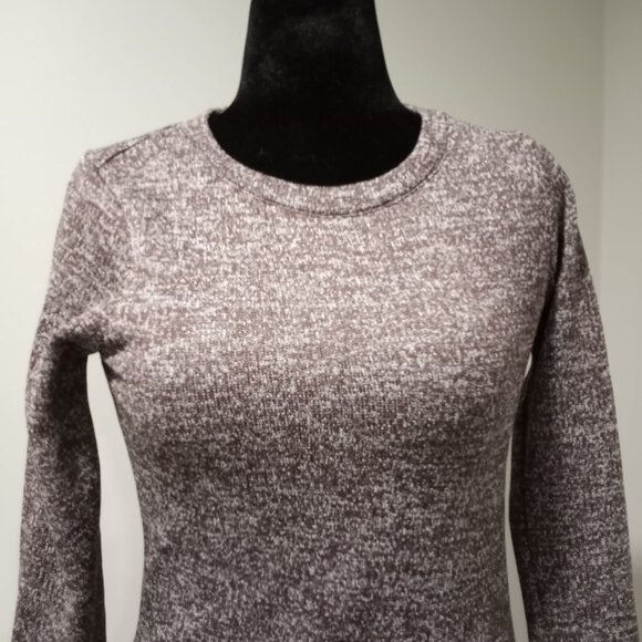 MAURICES SPECKLED PURPLE|WHITE SWEATER DRESS WOMEN S - Picture 5 of 10